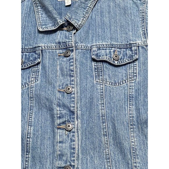 Cabela's Legendary Quality Denim Button With Pockets Jacket Women's Medium‎ - Picture 5 of 7